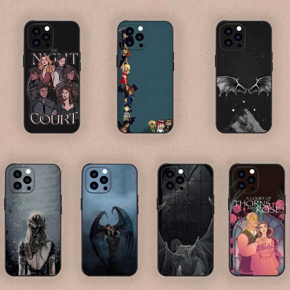 Acotar A Court Of Mist And Fury Phone Case For Xiaomi 12 11 Pro Redmi Note7 8 9 K40Pro Black Shell