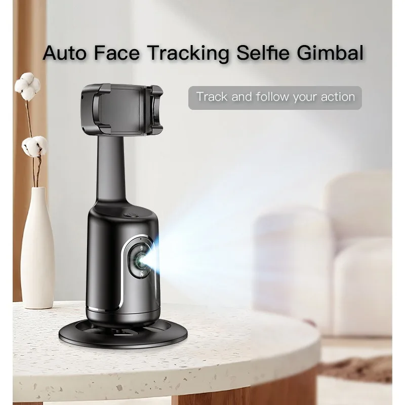 AI Intelligent Auto Face Tracking Gimbal Stabilizer Phone Tripod Selfie Stick