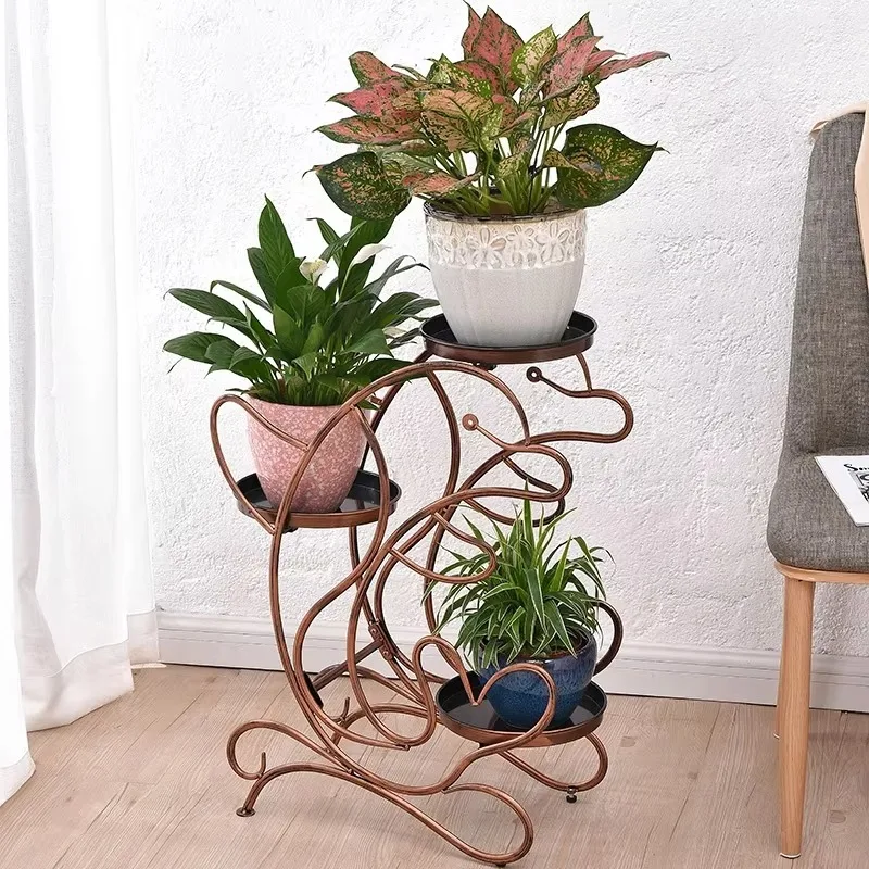 Wholesale Metal Home & Garden Accessory Kit Planter Stand Flower Holder for Outdoor Hotels Shopping Malls