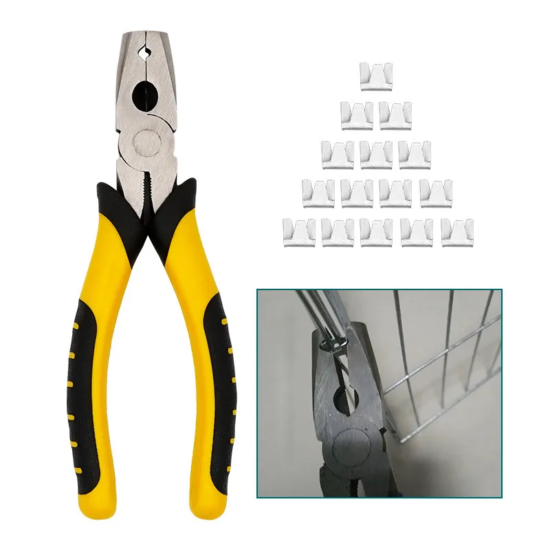 Cage Installation Repair Clamp Pliers, Assembled Clamp Iron Buckle Pet Bird Animal Cages Install, Poultry Cage Accessories