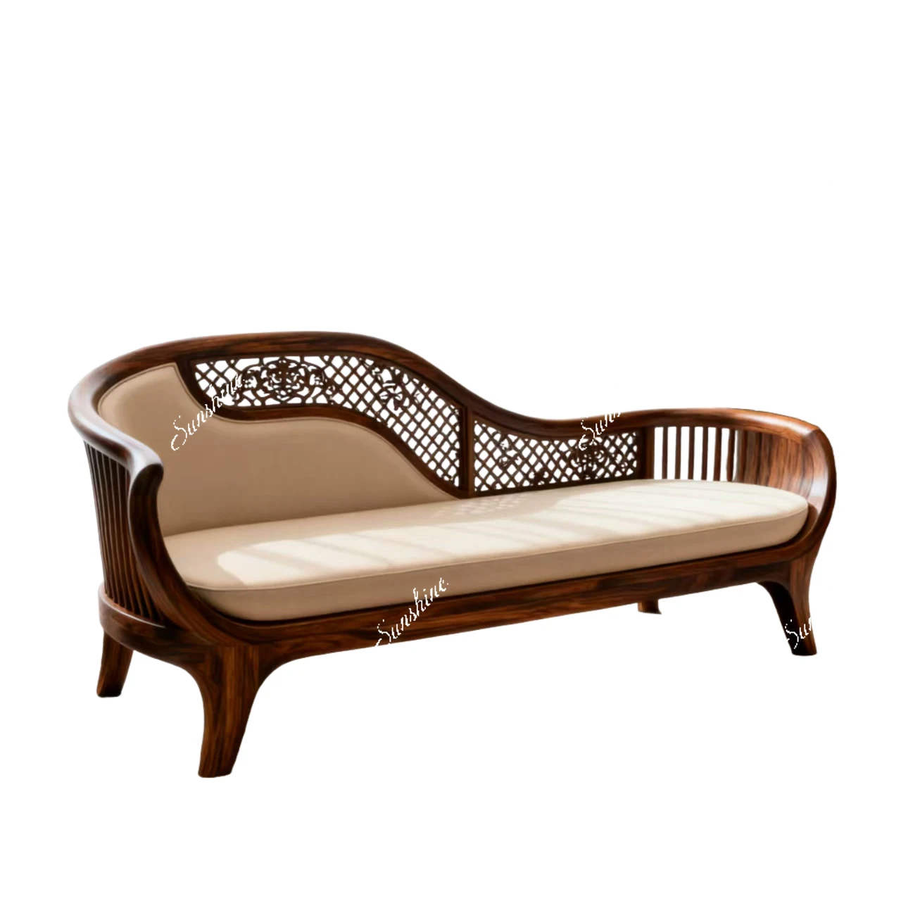 Solid wood bedside recliner bedroom Zen concubine chair