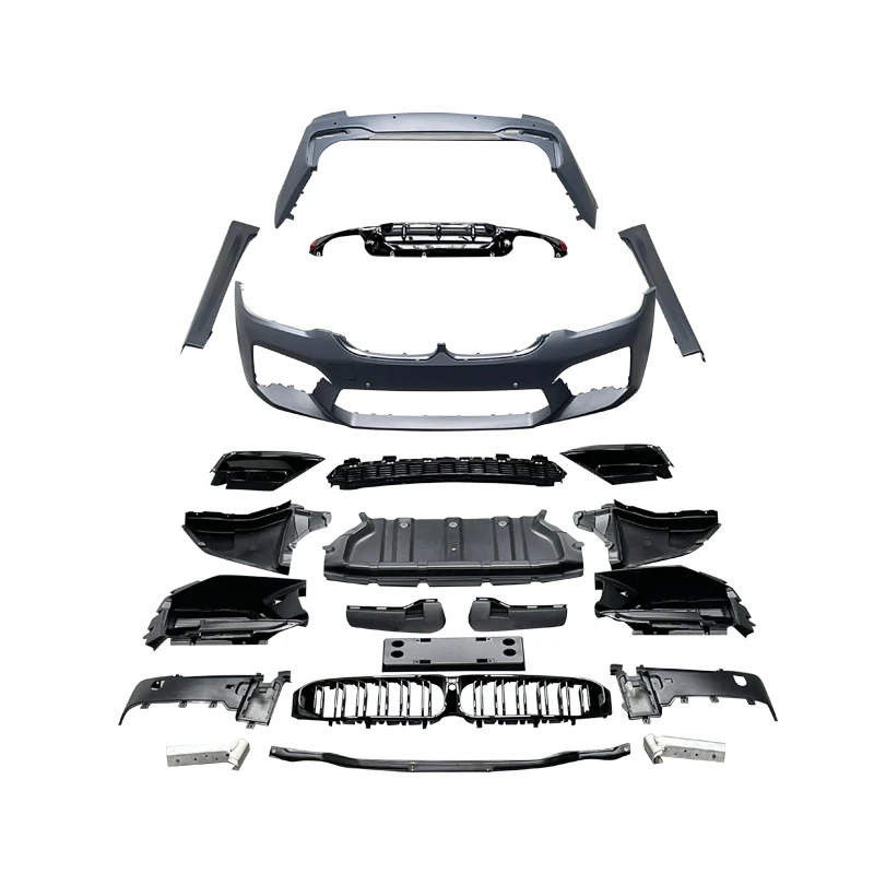 

For bmw G30 M5 Body Kit for G30 Upgrade to M5 Style Include Car Bumper Side Skirt With Grill 2021-2023