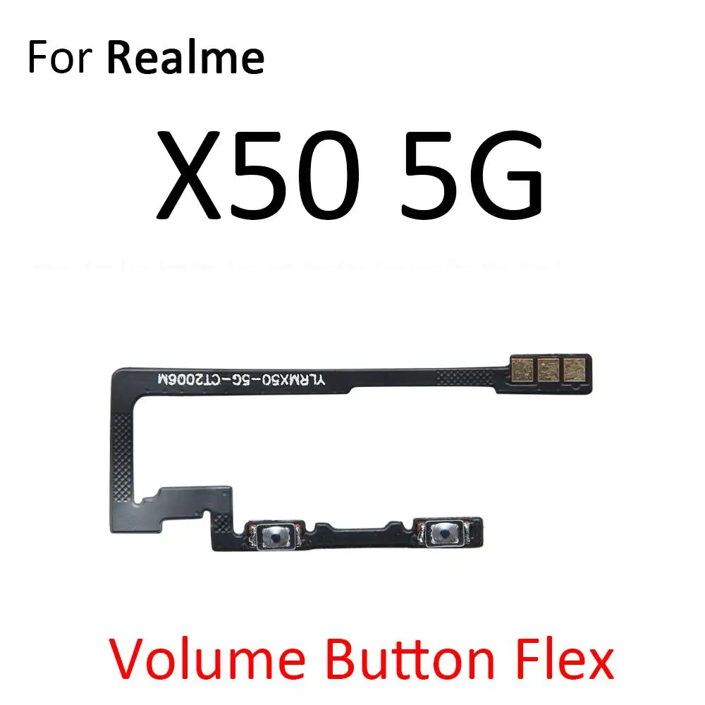 Power ON OFF Mute Switch Control Key Volume Button Flex Cable For OPPO Realme X50 X50m X7 Pro Max 5G Replacement Parts