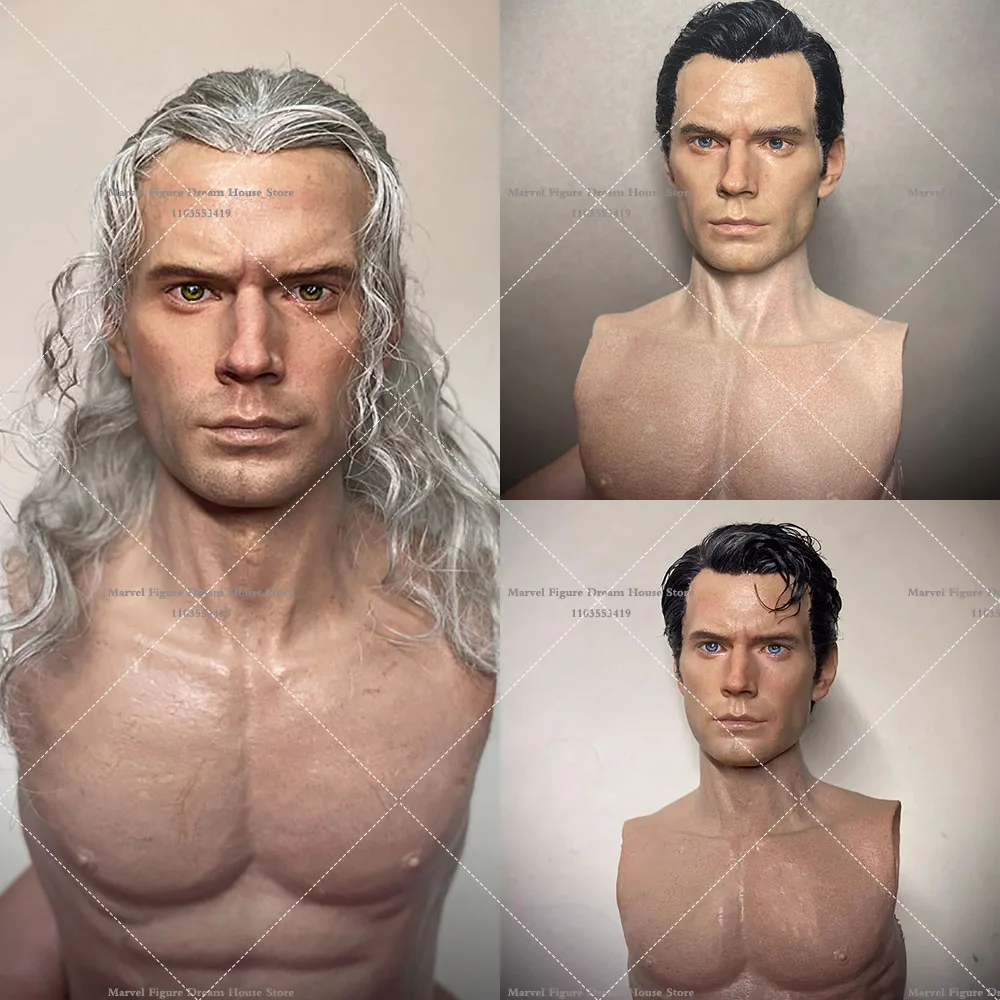 

XT001 1/6 Scale Superman Henry Cavill Head Sculpt Carved Hair Transplant For 12 Inch Male Soldier Action Figure Body Dolls