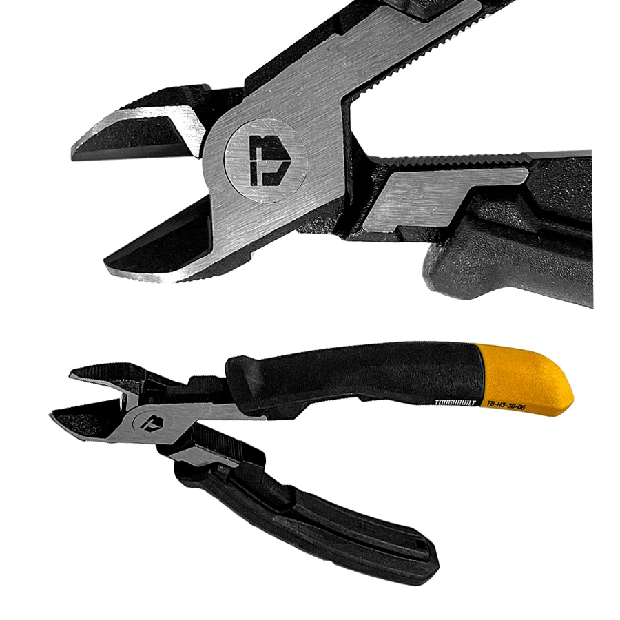 Imagem -04 - Toughbuilt-alicate Multi-funcional Flat Cut Wire Ferramentas Manuais Poupança de Trabalho Corte Diagonal Tb-h33006
