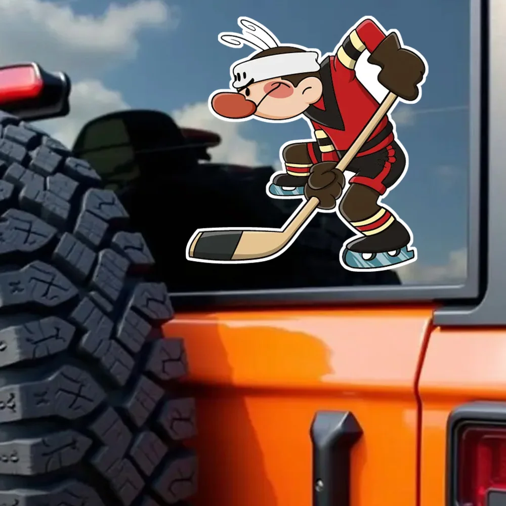 

Наклейка Персонаж команды Метеор / Хоккеист Waterproof Vinyl Car Sticker for Bumper, Window