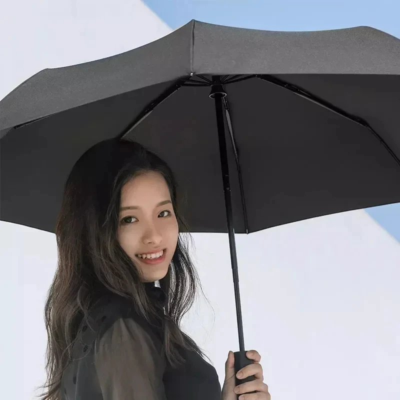 Xiaomi-Mijia Automatic Folding Umbrella, Sunny Rainy Aluminum, Windproof, Waterproof, UV, Men, Women, Summer, Winter