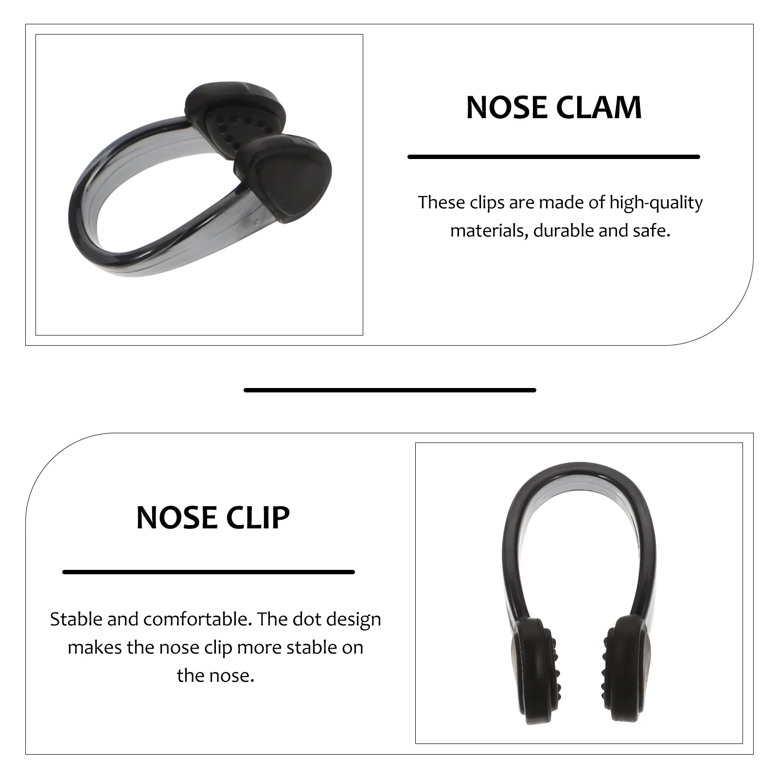 

10 шт. портативных силиконовых зажимов для носа, защита от попадания воды, аксессуары для бассейна, для начинающих, для дайвинга, водонепроницаемые