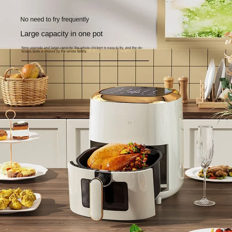 Visual Air Frying Pan Household Intelligent Reservation Oil-free Air Electric Frying Pan French Fries Machine Fully Automatic