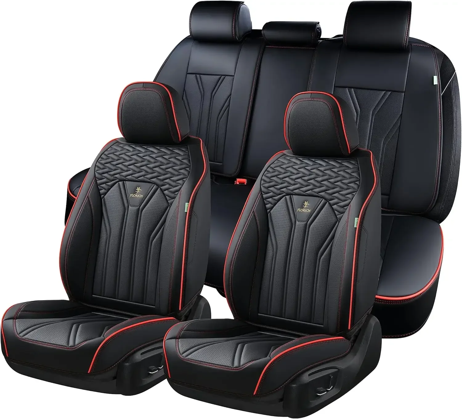 

Кожаные чехлы для сидений, полный комплект, защитные чехлы для автомобилей, подходят для большинства легковых автомобилей, грузовиков и внедорожников.