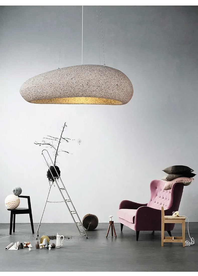 Wabi Sabi Loft E27 LED Pendant Lights Nordic Irregular