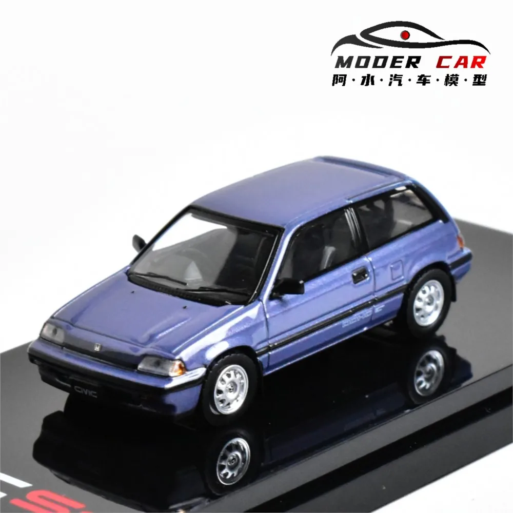 HOBBY JAPÓN 1:64 Colección CIVIC Si 1984 Coche modelo fundido a presión