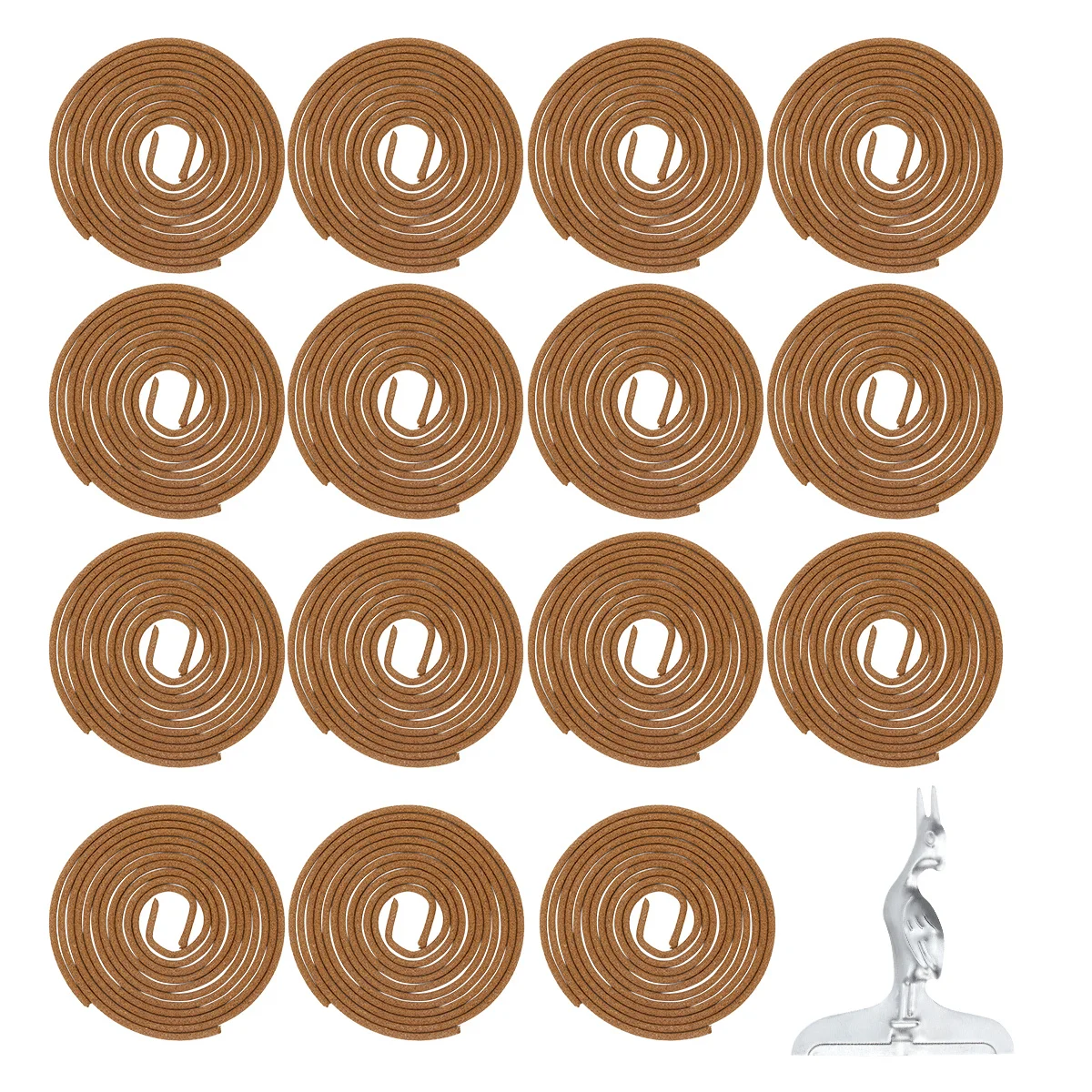 

Natural Spiral Incense Coils Indoor Fresh Air Aroma Sandalwood Scent for Home Office Meditation Relaxation Natural Incense