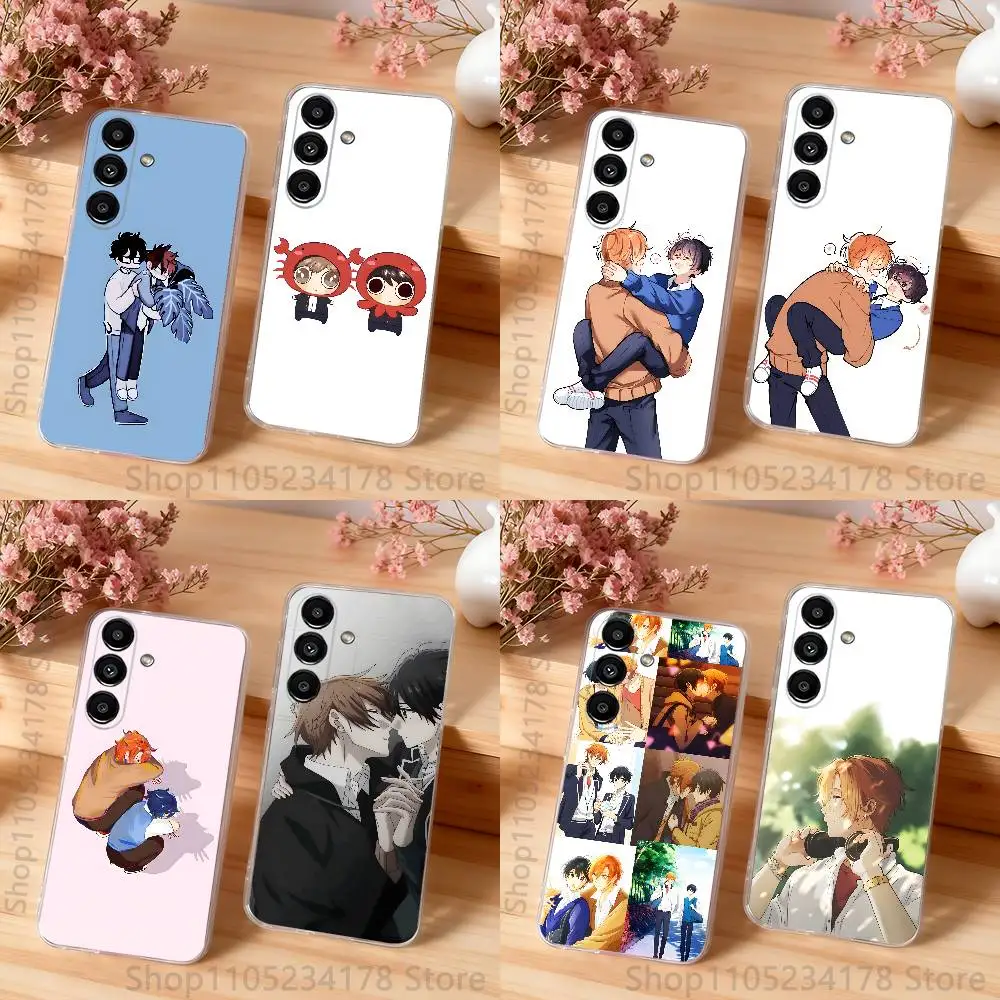 Manga S-Sasaki and M-Miyano couple Clear Phone case suitable for  Samsung S30,S25,S24,S23,S21,S22,S20,S10 5G FE,lite,PIus