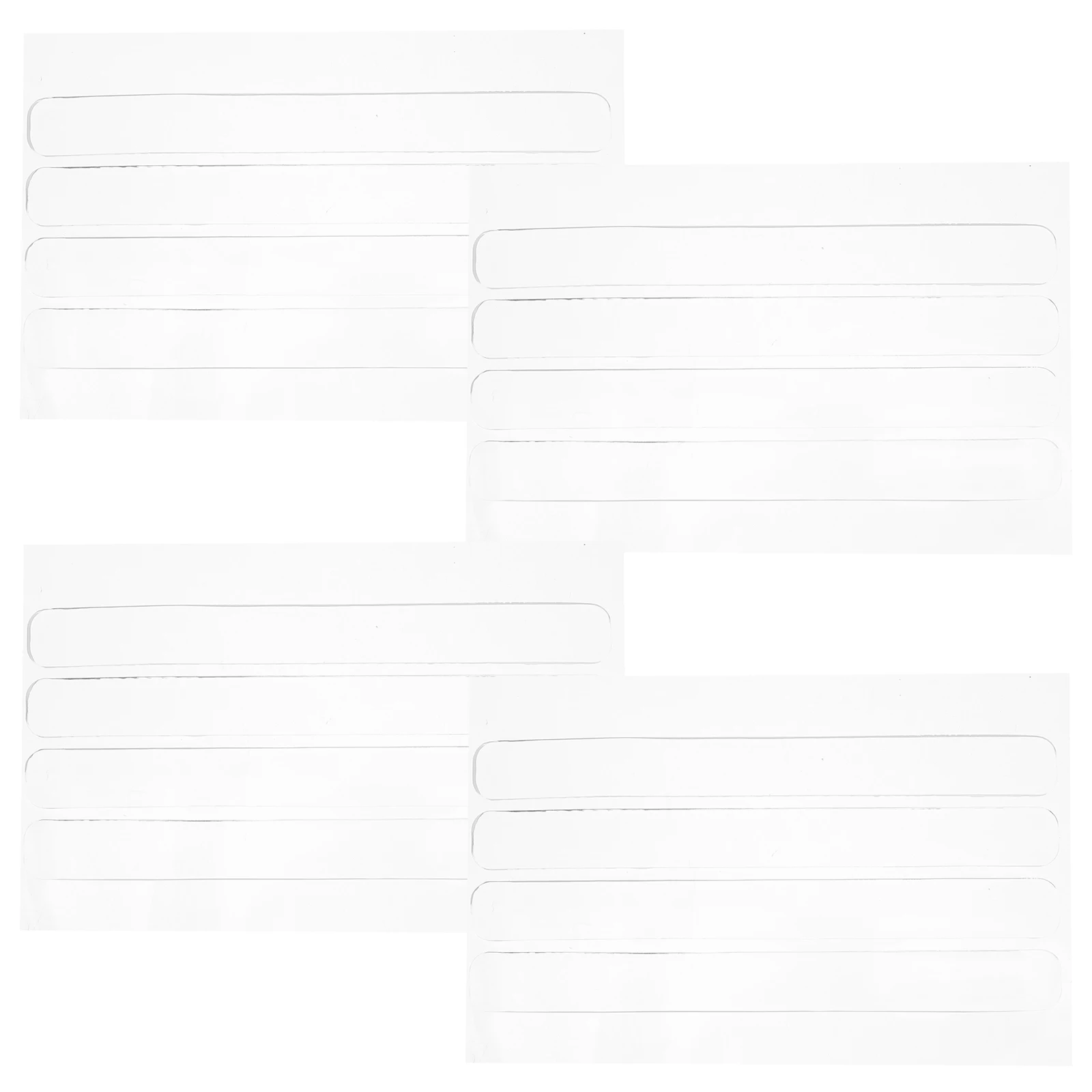 

20pcs Silicone Door Anti Collision Protect Cabinet Bumpers Clear Sealing Strip Dustproof Rubber niture Wall Protector