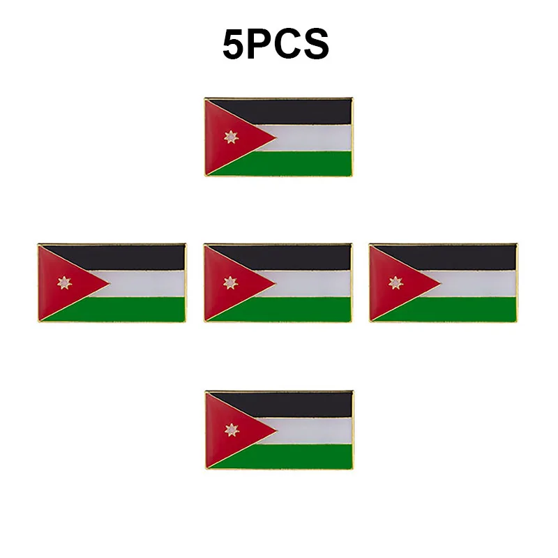 

1-100 шт. значков-брошей с флагом Jordan Lapel Pin