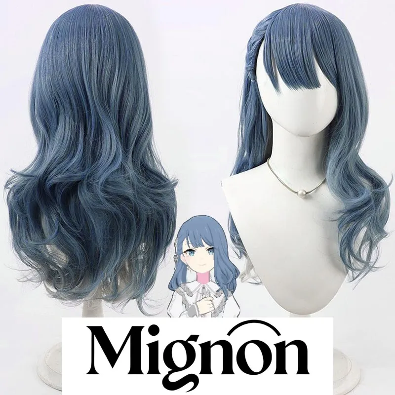 

Mignon Project Sekai Colorful Stage Feat. Парик для косплея Kiritani Haruka, слегка вьющиеся длинные волосы