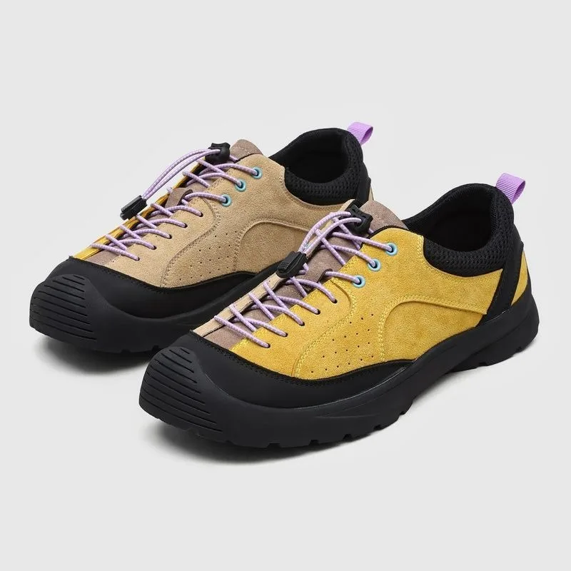 Classic Brand Comfortable Anti Slip Outdoor Hiking Shoe Top Quality Wearable Trekking Sneaker Couples Low Top Climbing Shoe