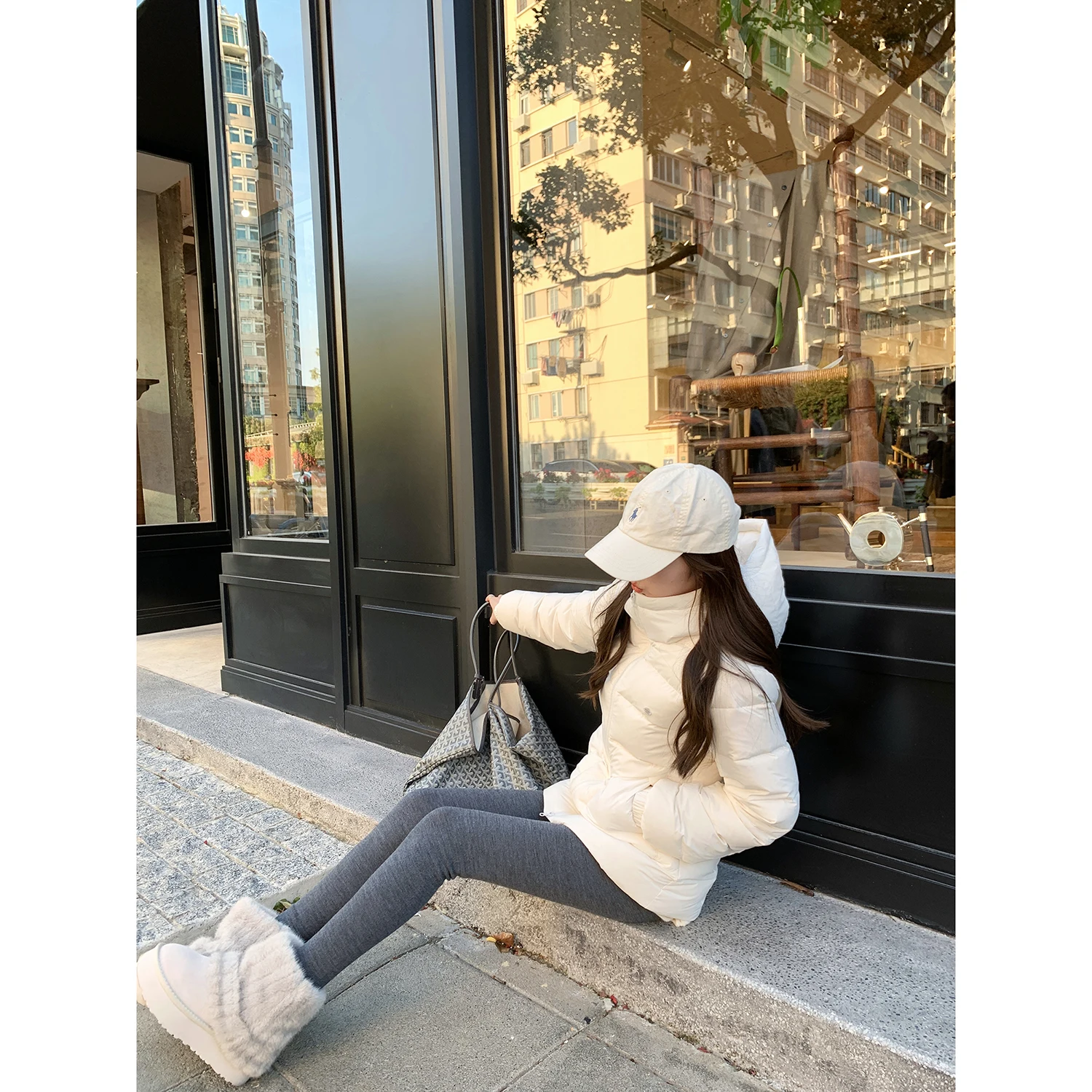 

AHY 00% шерстяные вязаные леггинсы для похудения с высокой талией, женские осенне-зимние теплые облегающие брюки, универсальные базовые брюки