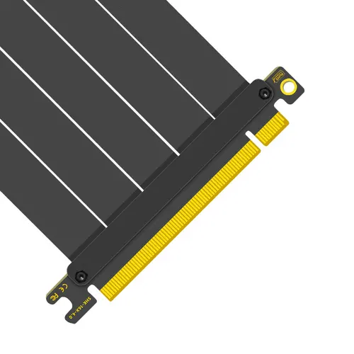 Imagen 2 del producto Cable de extensión TEUCER PCIE 4,0 X16, tarjeta gráfica PCI, cable de extensión elevador PCl-E X16, Cable de extensión GPU pcl-express 3,0/4,0