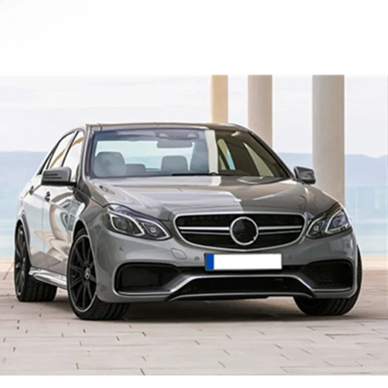 

E-CLASS W212 E63 a Style Old to New Body Kit 14~16y PPand Iron Material Bonnet Bumper Side Skirts Fender Headlights Rear Lights