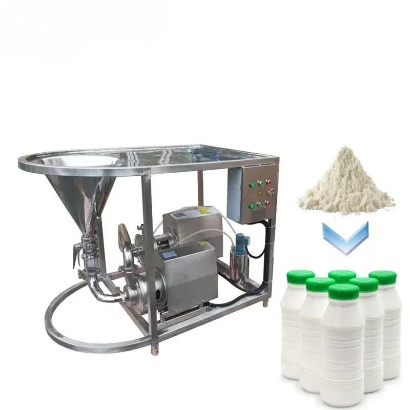 stainless steel 304 juice dairy milk powder dissolve machine Dispersing Powder High Shear Homogenizer with hopper Hot sales