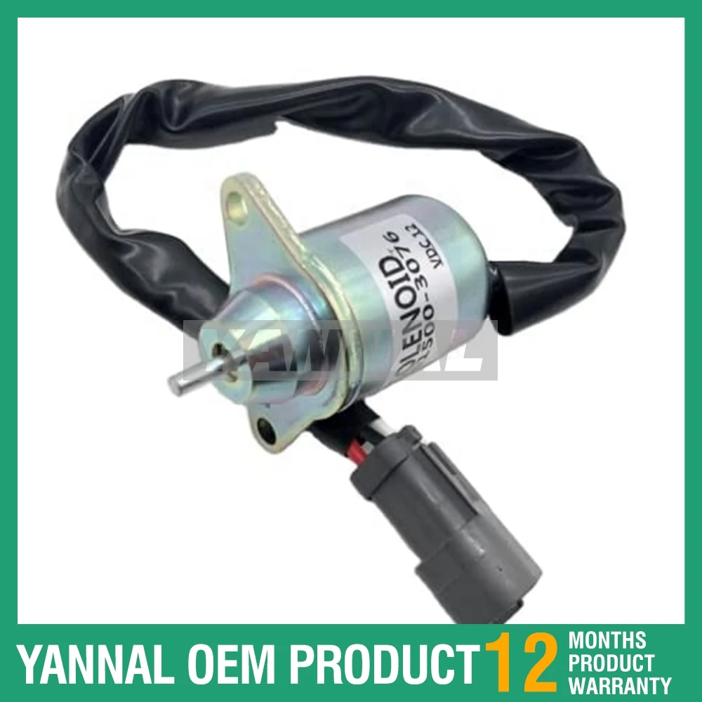 

high quality New Solenoid For Thermo King Kubota & Yanmar 42-100 1500-3076 12 Volt.