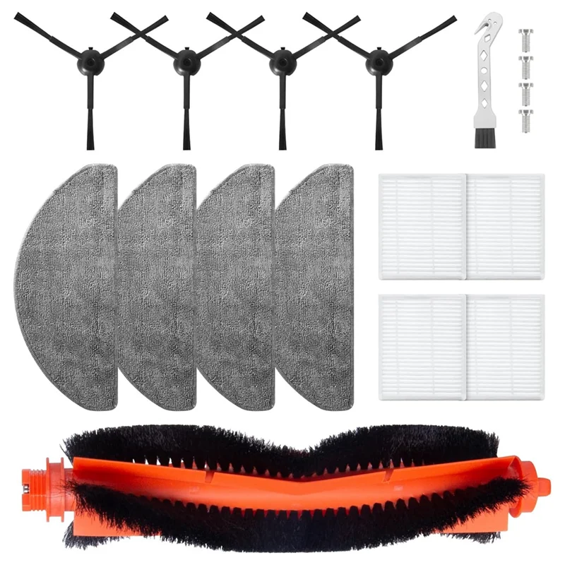 A20M для Honiture V8 Pro, для робота-пылесоса Lubluelu L20, основная боковая щетка, фильтр Hepa, тканевые запасные части для швабры
