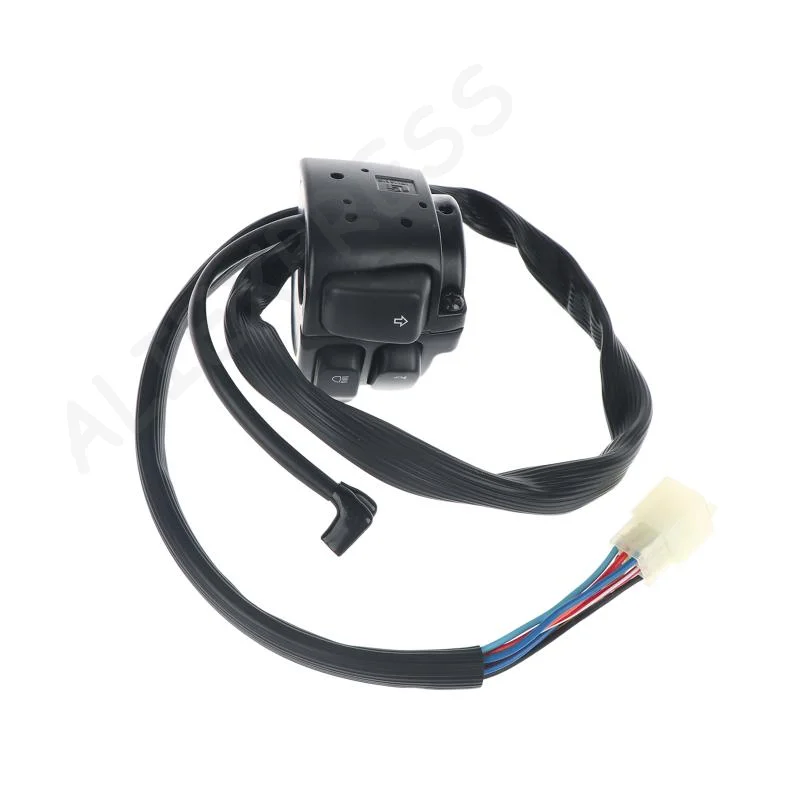 

Новые 1/2 шт. 25-мм переключатели управления на руле мотоцикла: кнопки запуска, остановки, поворотов с проводкой для 50cc, 90cc, 110cc