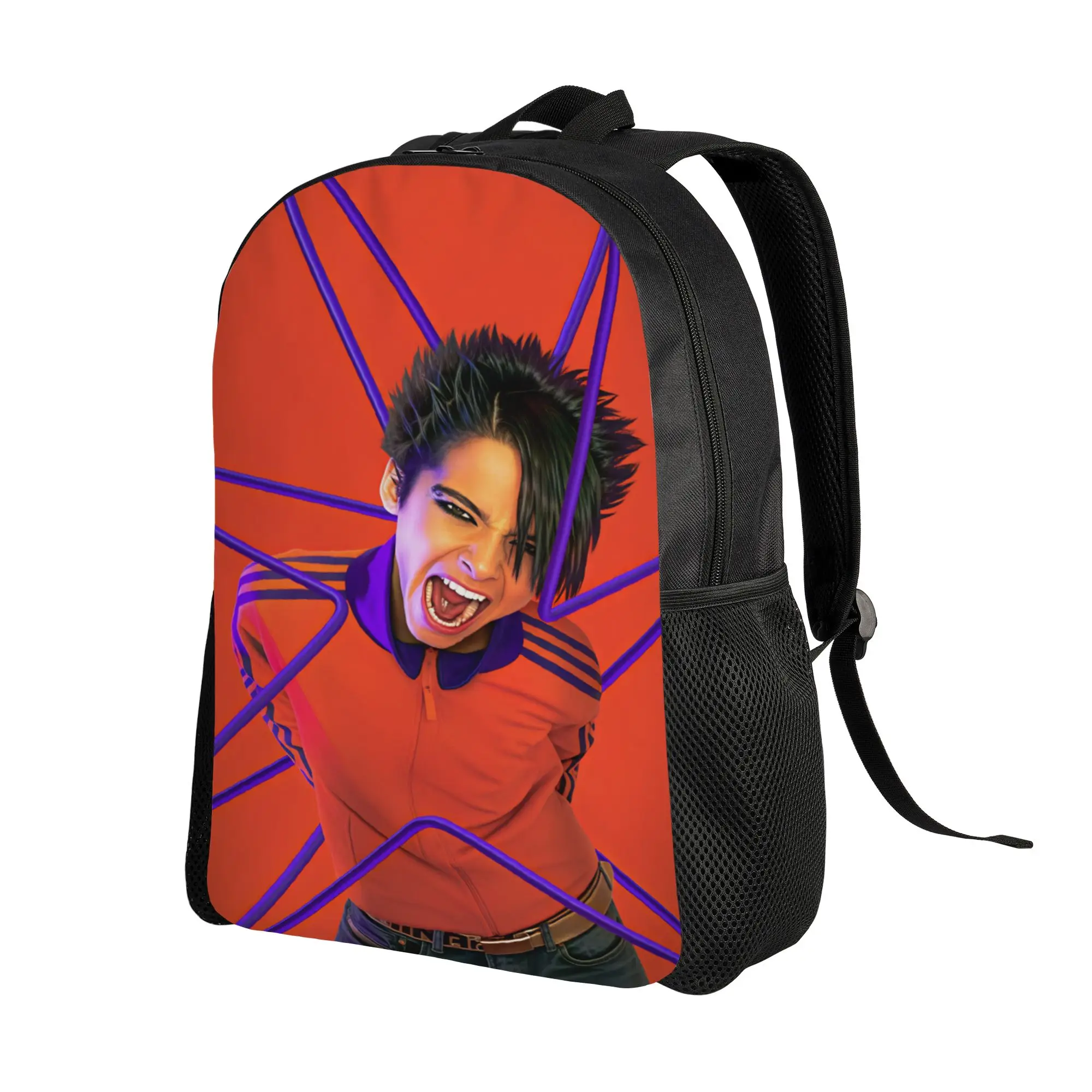 Tokio Hotel Bill Tom Kaulitz  Backpack  Hiking Backpacks Women Men Kawaii High School Bags Design Big Rucksack