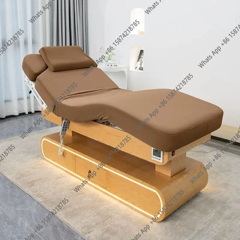 

Electric lifting beauty bed Heated massage bed Ambient light Multifunctional beauty bed Health center Beauty shop