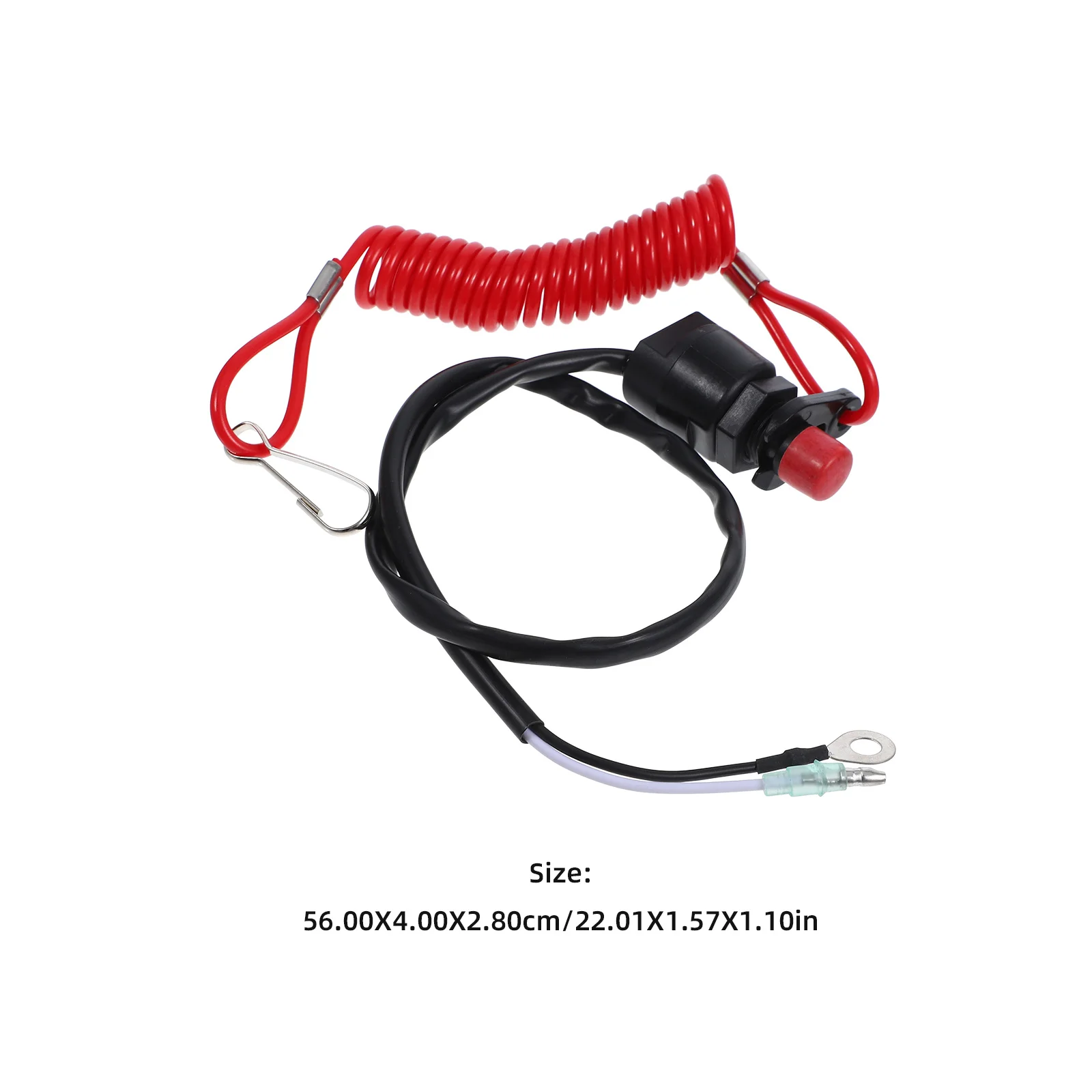 سلك أمان بحري لمحرك القارب، قطع الطوارئ، حرفية قوية، تصميم مقاوم للماء يناسب جميع القوارب والقوارب Atvs
