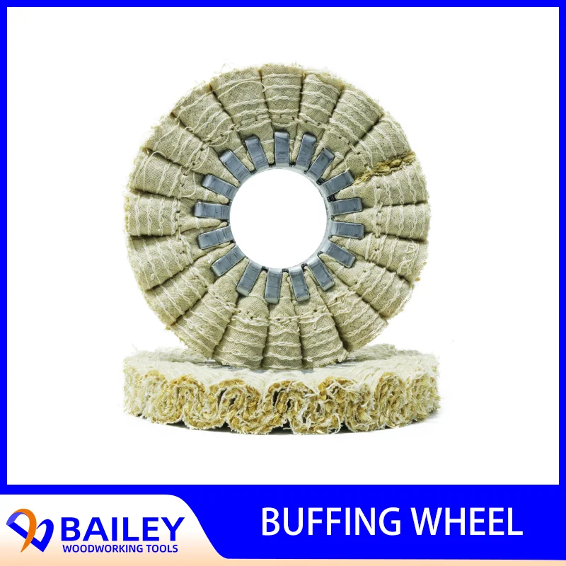 

BAILEY 5PCS 150x50x20mm Core Inner Hole Sisal Type Buffing Wheel Polishing Wheel for Edge Banding Machine Woodworking Tool