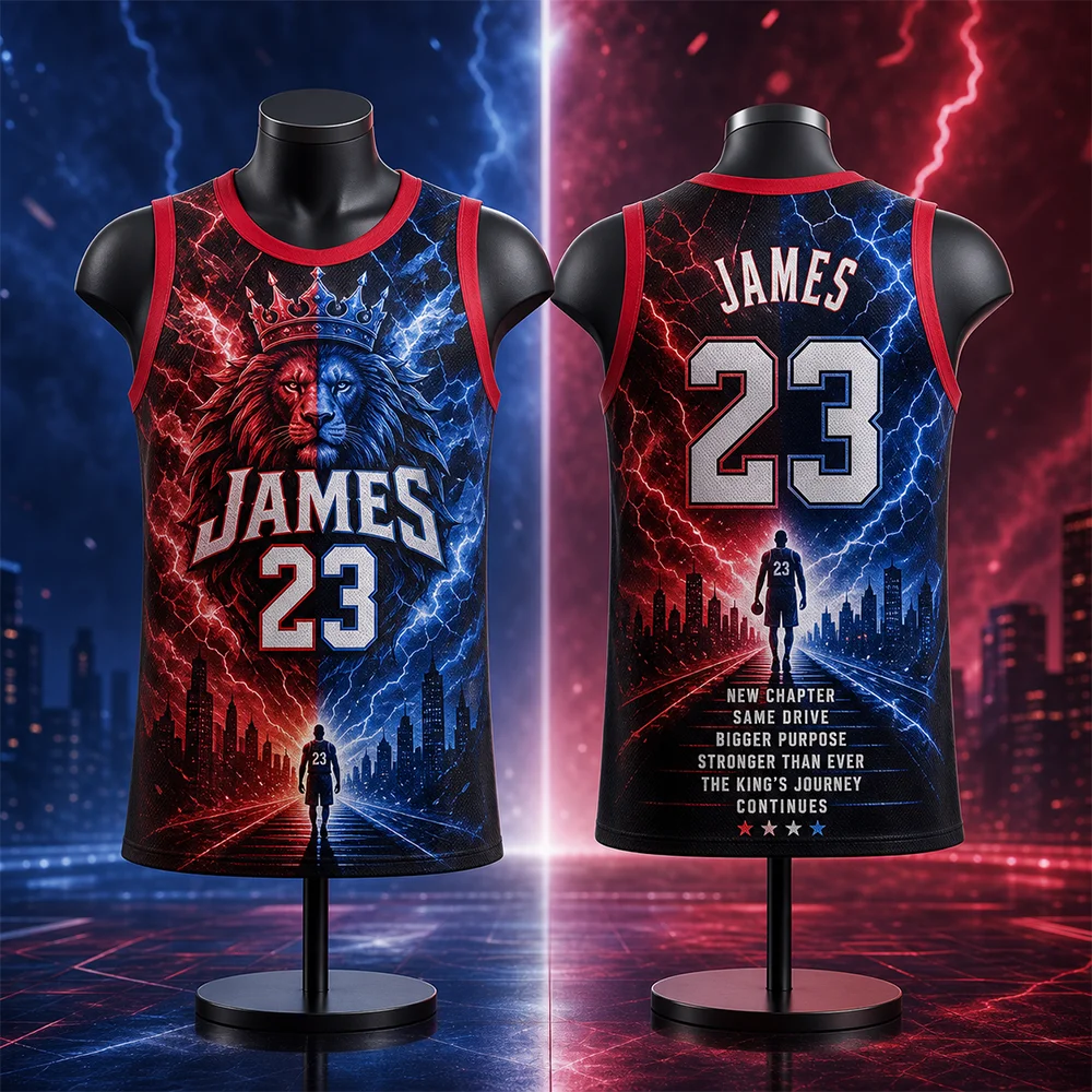 Unisex Quick-Drying Breathable Basketball Jersey Vest Tank Top 23 Parent-Child Matching Sports Fitness Gym Workout Clothing