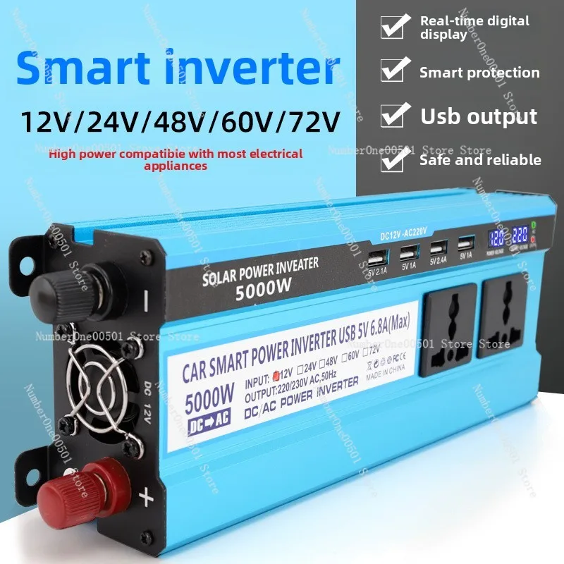 

12V/24V to 220V Car Inverter Multi - Function Vehicle Power Converter Socket Charger