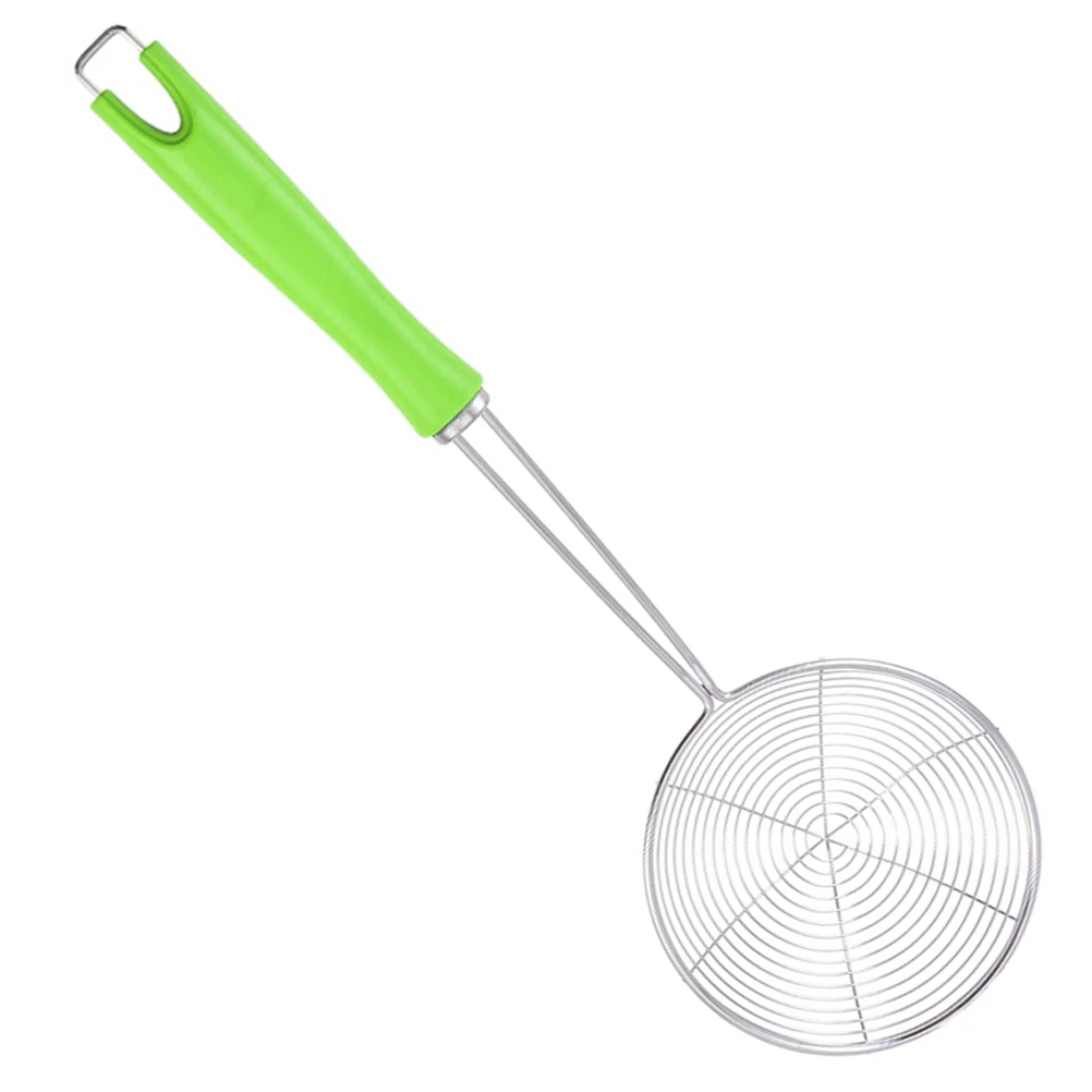 

Colander Stainless Steel Slotted Spoon For Frying Oil Noodle Strainer Kitchen Supplies Metal Filter Spoon Long Handle