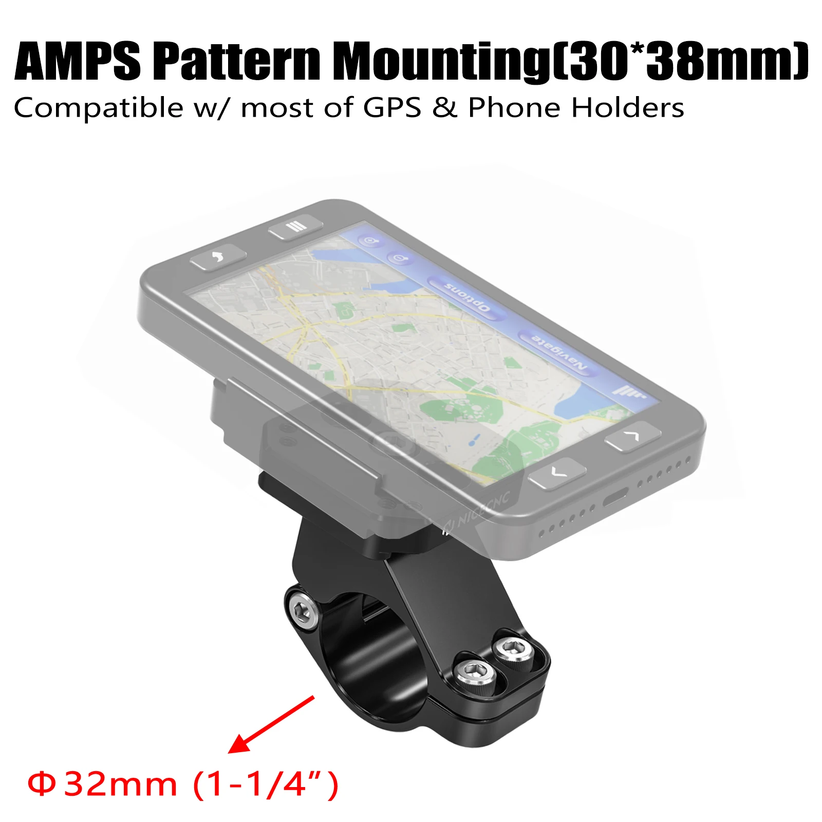 Motorfiets 1-1/4 "Stuur GPS Navigator Houder AMPS Beugel voor BMW R1200GS R1250GS/Adventure R1200 GS GSA R1250 GS GSA