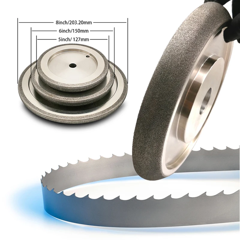 5'' CBN Grinding Wheels Bandsaw -10/30 for 7/8