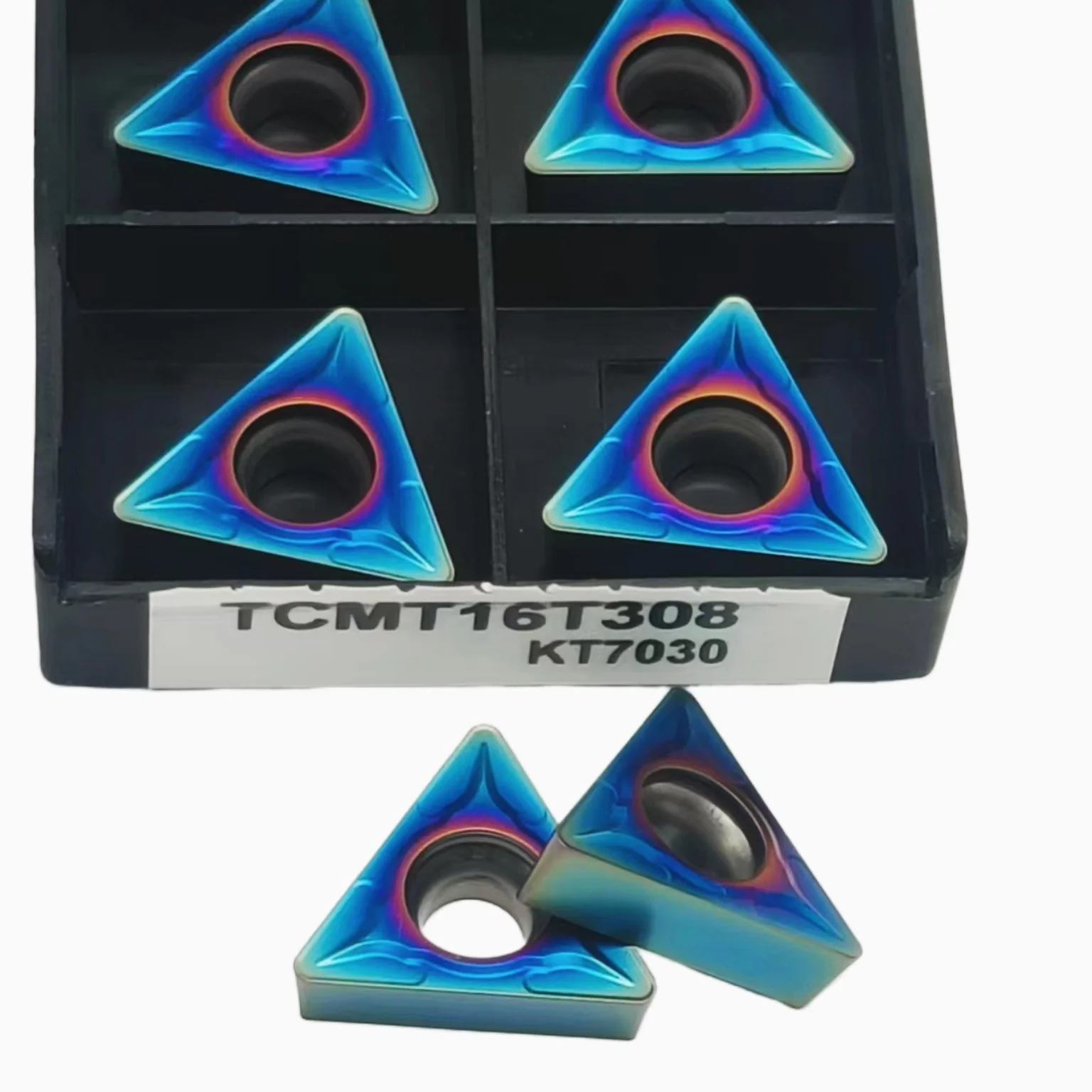 DESKAR-Carbide Blade Ferramenta de torneamento para aço inoxidável, Torno CNC, 100% Original, TCMT16T304, TCMT16T308, KT7030