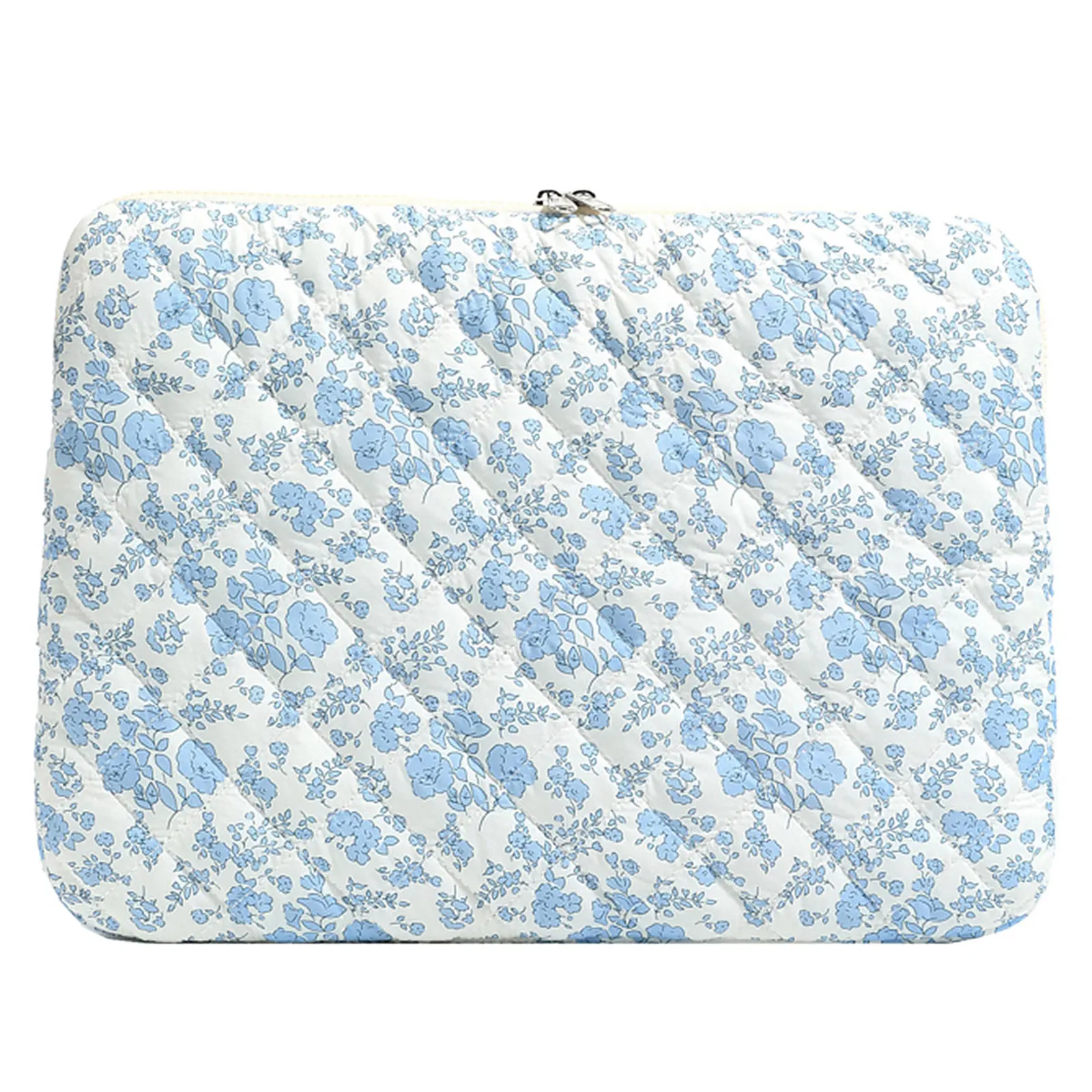 

11/13/15 Inch Portable Protective Notebook Bag Aesthetic Notebook Pouch Floral Laptop Sleeve Case for Travel and Outdoor Use