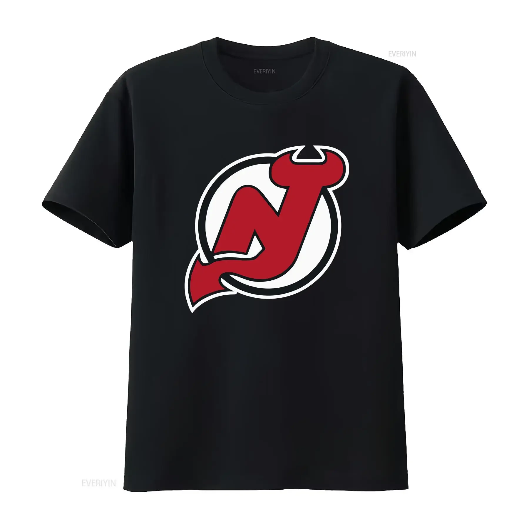 N3w J e r s y Devils Ic0n Black Officially Licensed T Shirt vintage Washed graphic Stretched fashion Soft designer clothes