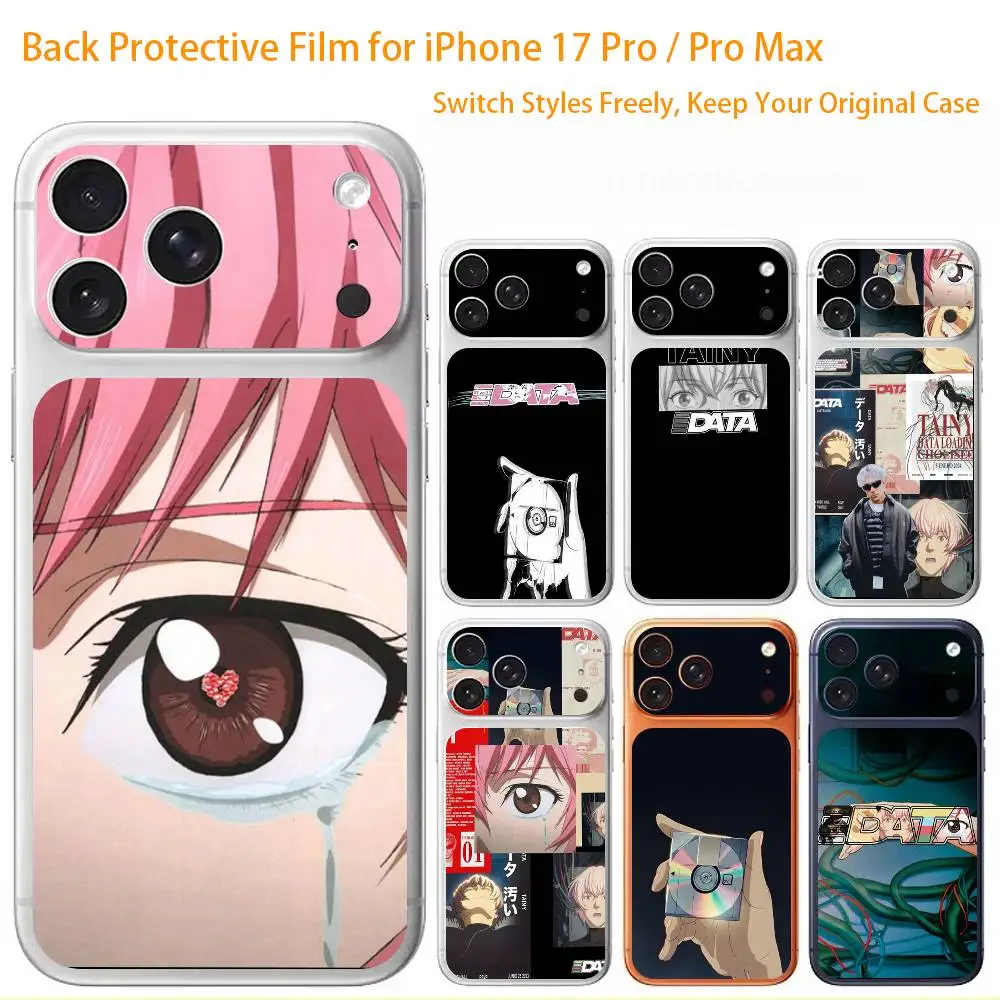

T-Tainy DATA Singer Premium Skin Wrap for iPhone 17 Pro/Max, Back Frame Camera Protective Decal (Not Case)