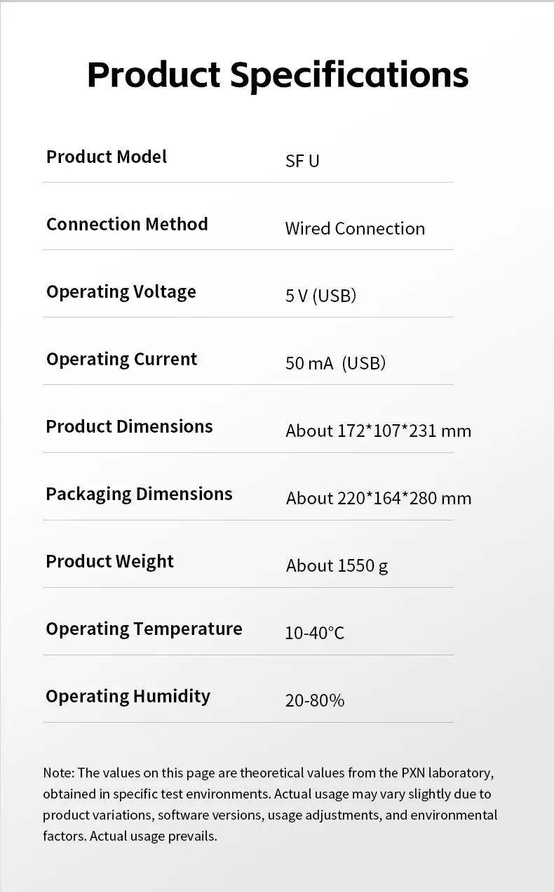 PXN SF U Manuelles Getriebe 7+1 Rennsimulator Kompatibel mit VD4/6/10/V99/V10Pro Lenkrad für PC – Detail 12