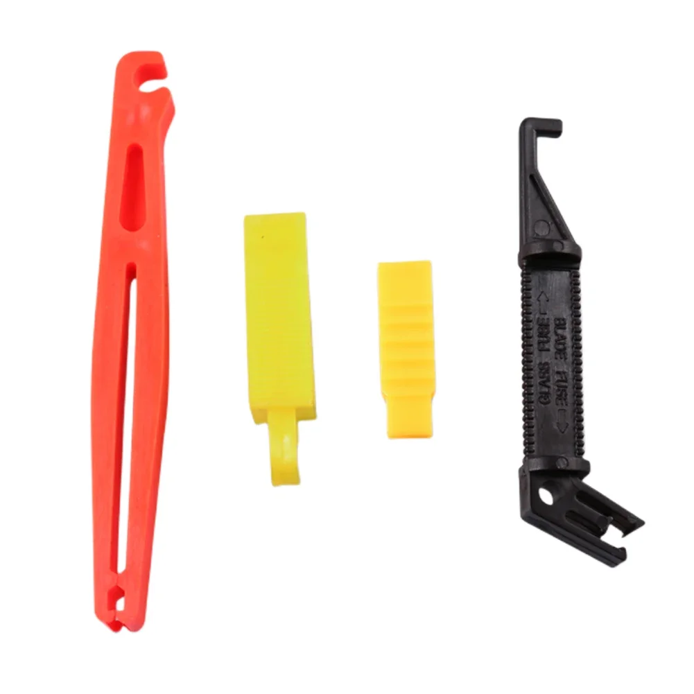 

4 шт., съемник предохранителей, автомобильный зажим для предохранителей, экстрактор автомобильных предохранителей, плоскогубцы для автомобильного держателя предохранителей, инструмент для разборки блока предохранителей