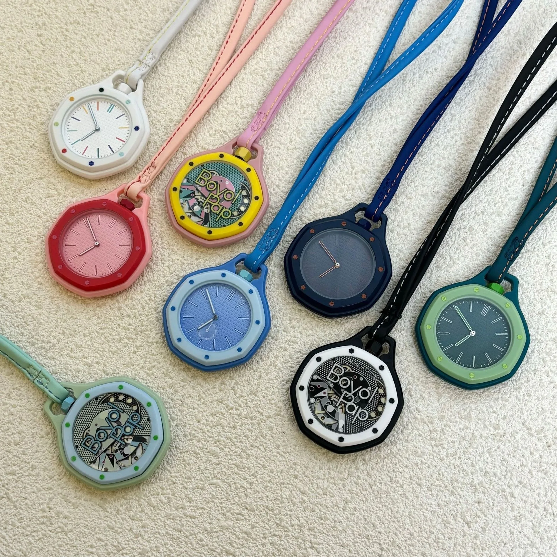no-logo-decorative-dial-2026-pendant-hanging-royal-style-quartz-watch-collaboration-pocket-fashion-candy-color-watch-clock