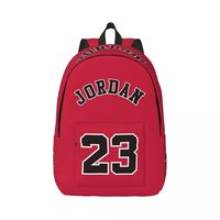 M-Jordan 23 Printed Lightweight Casual Schoolbag For School, Outdoor, Shopping, Office