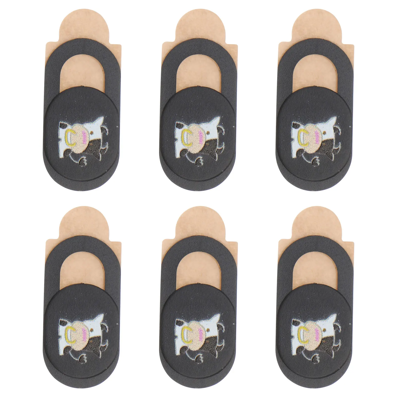 

6 Pcs Privacy Cover Laptop Camera Shield Webcam Telephone Computer Slider Abs for