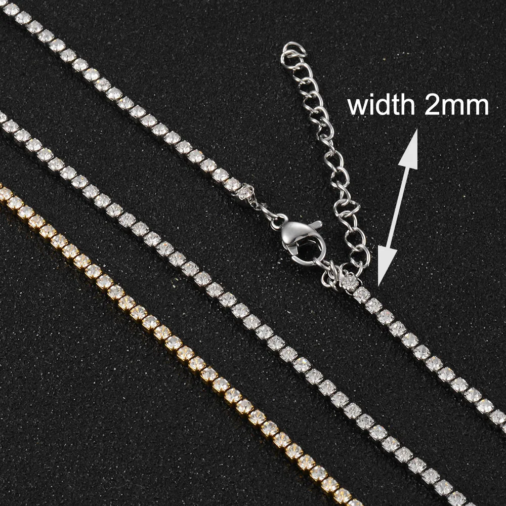 Edelstahl-Damenkette Verschiedene Stile Länge Beliebte Kette Goldfarben Hochwertiger Schmuck – Detail 2