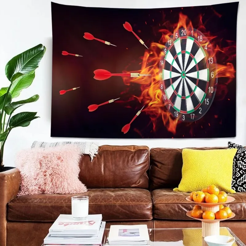 DARTS Dart Board Arrow Target Printed Large Wall Tapestry Hanging Tarot Hippie Wall Rugs Dorm Home Decor