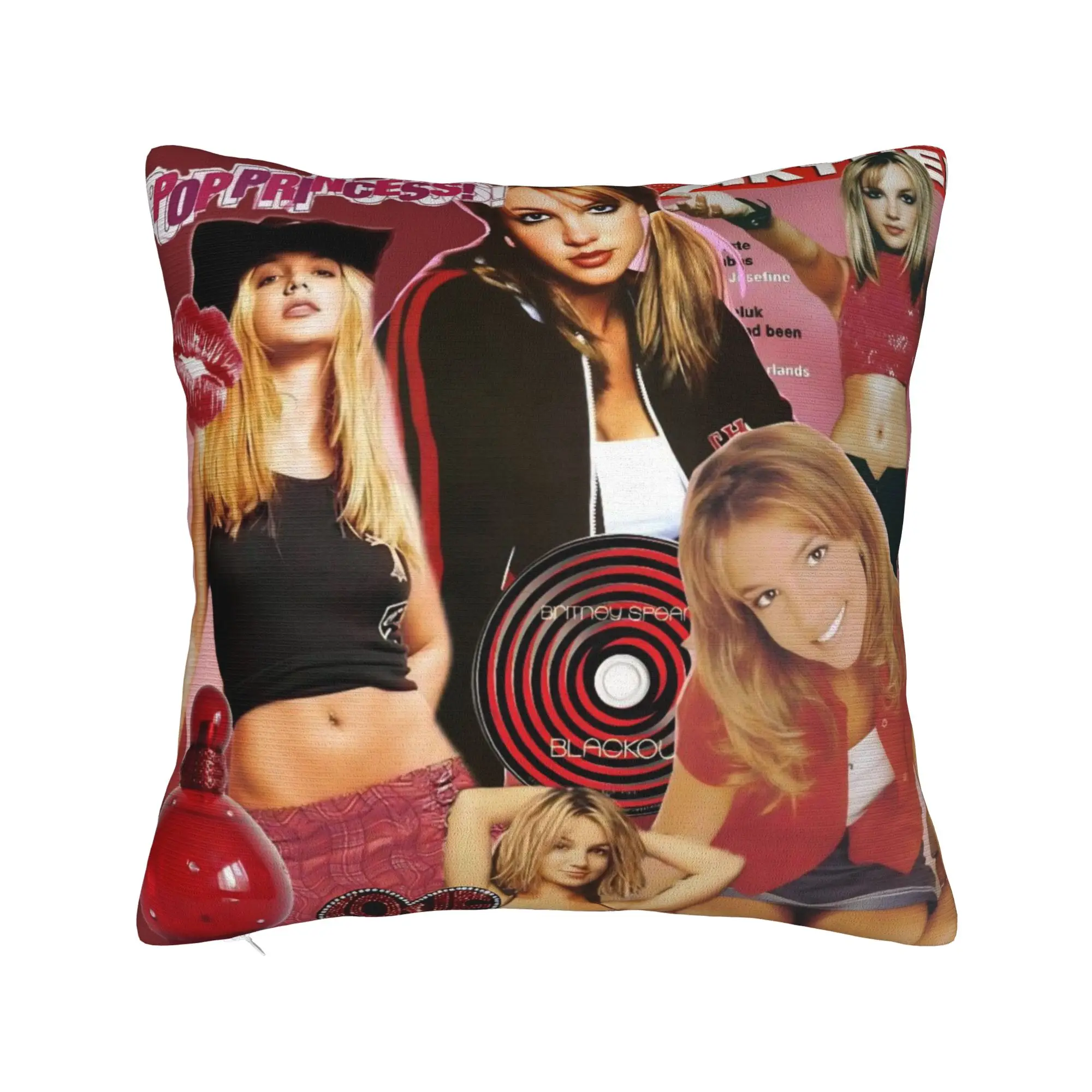 Decorative Pillowcases Singer Britney Spears Merchandise Home  Pillow Case Cover Square Multi-Size